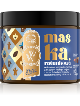 OnlyBio x Wedel Hair in Balance Maska ratunkowa S.O.S. Ptasie Mleczko Słony Karmel 200 ml