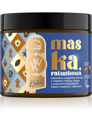 OnlyBio x Wedel Hair in Balance Maska ratunkowa S.O.S. Ptasie Mleczko Słony Karmel 200 ml