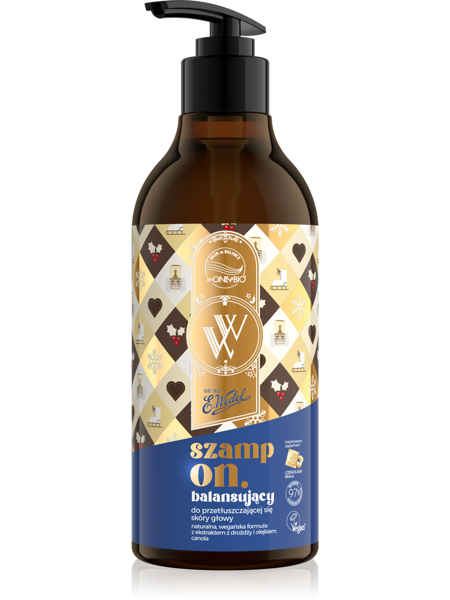OnlyBio x Wedel Hair in Balance Szampon Balansujący Czekolada Biała 400 ml