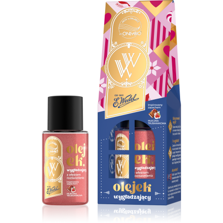 OnlyBio x Wedel Hair in Balance Olejek rozświetlający do włosów Czekolada Mleczna Truskawkowa 20 ml