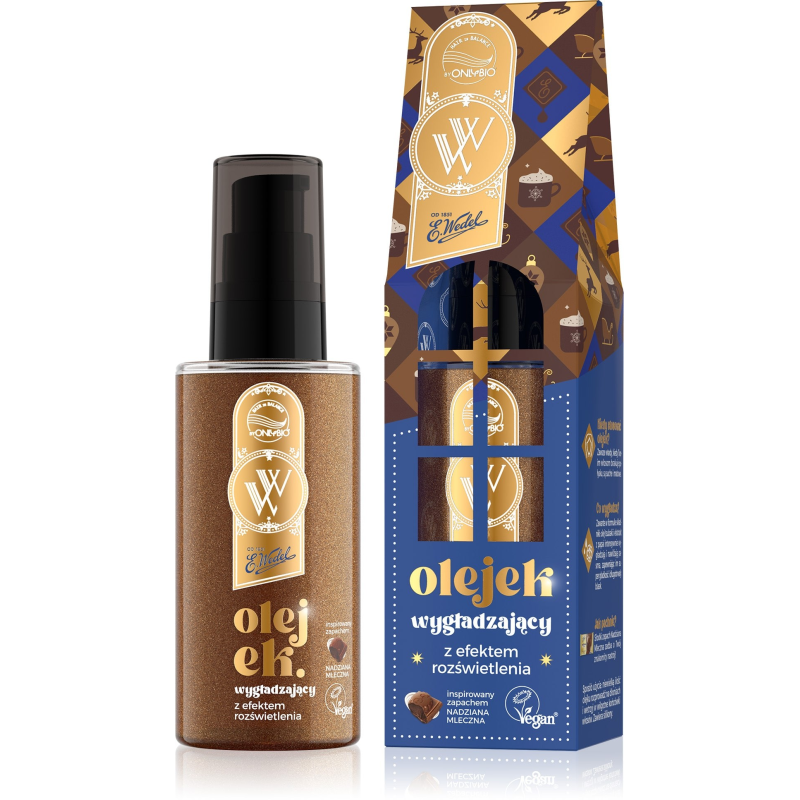 OnlyBio x Wedel Hair in Balance Olejek rozświetlający do włosów Czekolada Mleczna Nadziana 70 ml