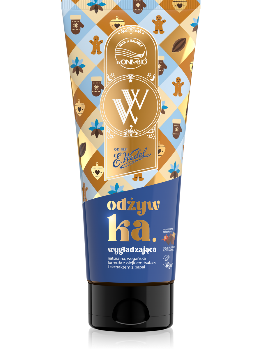 OnlyBio x Wedel Hair in Balance Odżywka wygładzająca Ptasie Mleczko Słony Karmel 200 ml