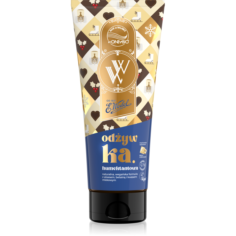 OnlyBio x Wedel Hair in Balance Odżywka humektantowa Czekolada Biała 200 ml