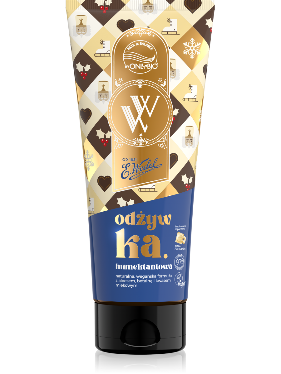 OnlyBio x Wedel Hair in Balance Odżywka humektantowa Czekolada Biała 200 ml