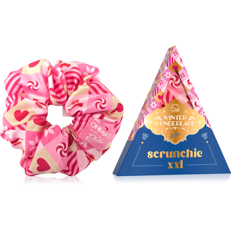 OnlyBio x Wedel Hair in Balance Scrunchie XXL Czekolada Mleczna Truskawkowa