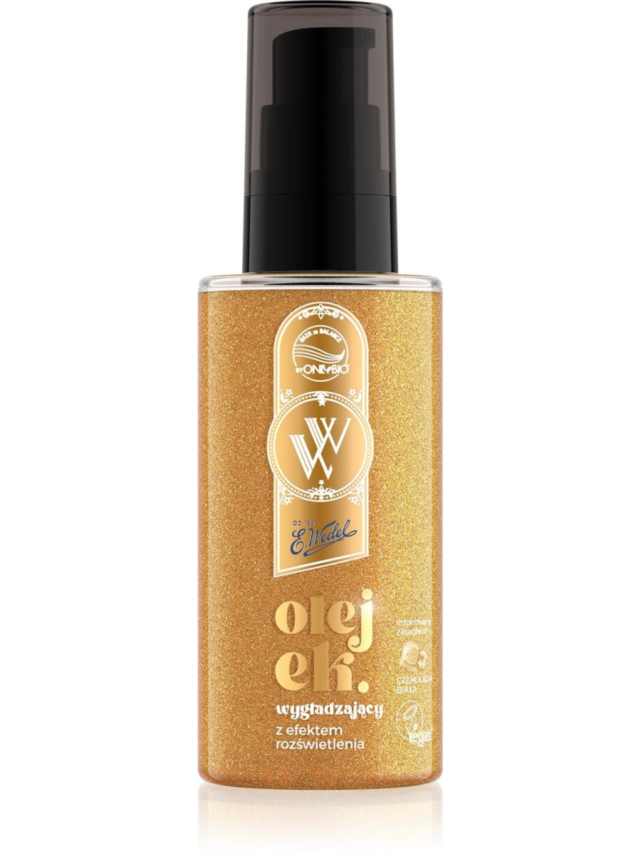 OnlyBio x Wedel Hair in Balance Olejek rozświetlający do włosów Czekolada Biała