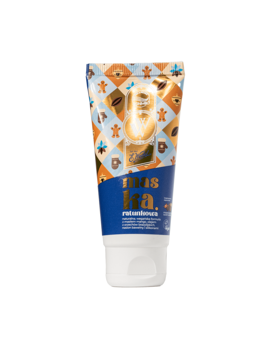 OnlyBio x Wedel Hair in Balance Maska S.O.S. Ptasie Mleczko Słony Karmel