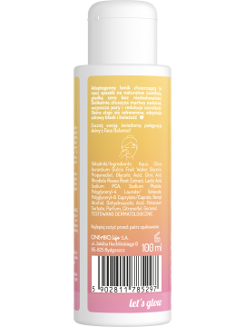 ONLYBIO Face in Balance Tonik do twarzy adaptogenny rozświetlający 100 ml