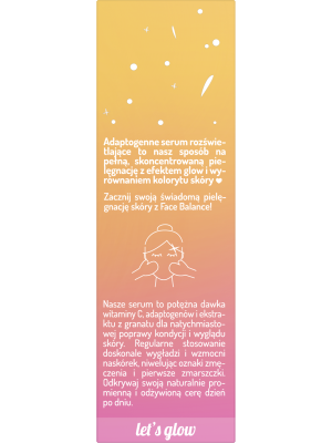 ONLYBIO Face in Balance Serum do twarzy adaptogenne rozświetlające 30 ml