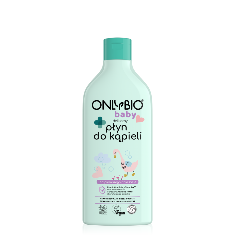 ONLYBIO Baby Delikatny płyn do kąpieli od pierwszego dnia życia 500 ml