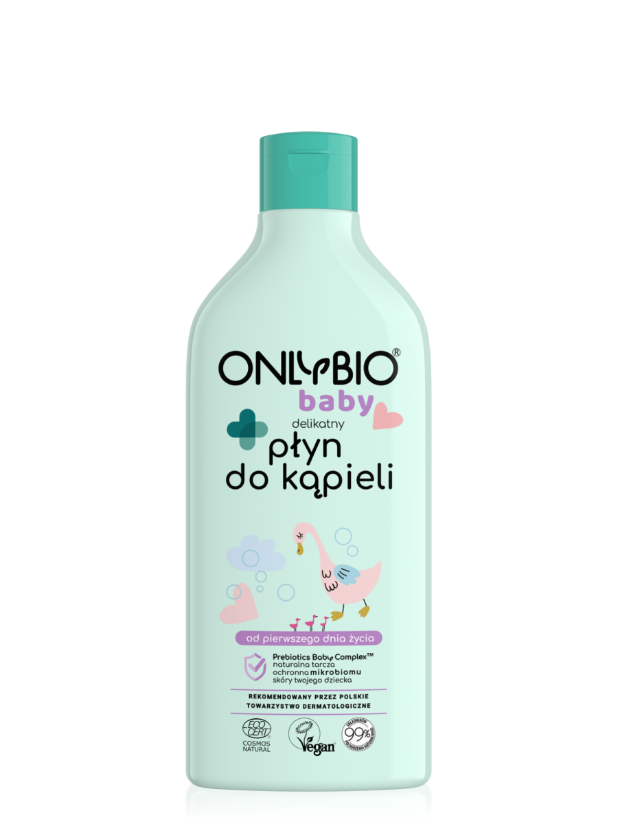 ONLYBIO Baby Delikatny płyn do kąpieli od pierwszego dnia życia 500 ml