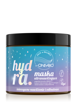 Hair in Balance by ONLYBIO Hydra Maska ultranawilżająca, 400ml