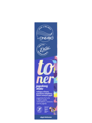 Hair in balance by OnlyBio x Wedel Toner Jagodowy Shake inspirowany zapachem Ptasie Mleczko Jagodowy Shake 100 ml