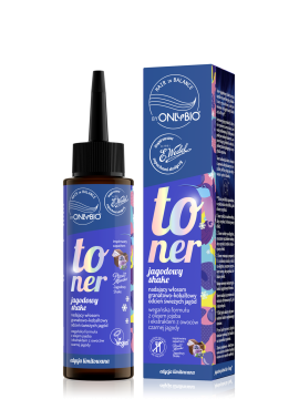 Hair in balance by OnlyBio x Wedel Toner Jagodowy Shake inspirowany zapachem Ptasie Mleczko Jagodowy Shake 100 ml