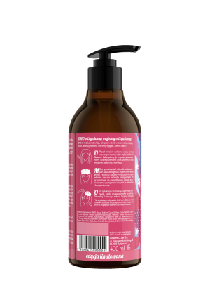 Hair in balance by OnlyBio x Wedel Szampon odświeżający inspirowany zapachem Ptasie Mleczko Mascarpone z Malinami 400 ml