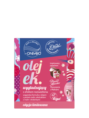 Hair in balance by OnlyBio x Wedel Olejek wygładzający inspirowany zapachem Ptasie Mleczko Mascarpone z Malinami 20 ml