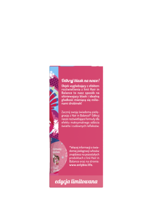 Hair in balance by OnlyBio x Wedel Olejek wygładzający inspirowany zapachem Ptasie Mleczko Mascarpone z Malinami 20 ml