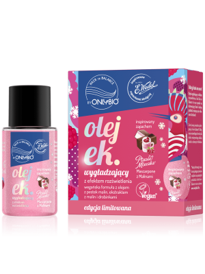 Hair in balance by OnlyBio x Wedel Olejek wygładzający inspirowany zapachem Ptasie Mleczko Mascarpone z Malinami 20 ml