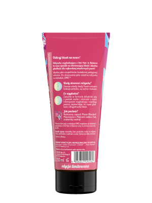 Hair in balance by OnlyBio x Wedel Odżywka wygładzająca inspirowana zapachem Ptasie Mleczko Mascarpone z Malinami 200 ml
