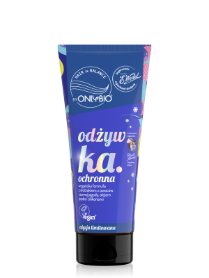 Hair in balance by OnlyBio x Wedel Odżywka ochronna inspirowana zapachem Ptasie Mleczko Jagodowy Shake 200 ml