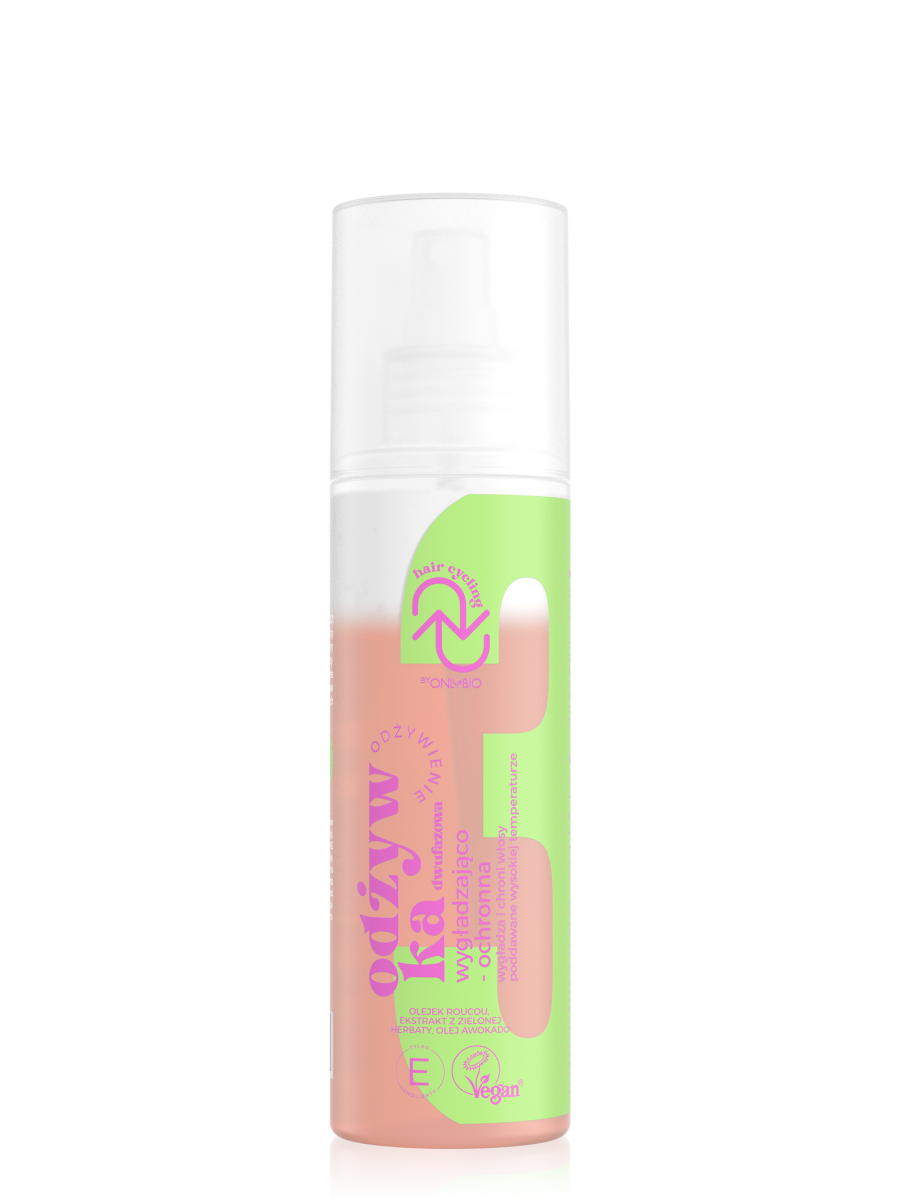 Hair Cycling by ONLYBIO Odżywienie odżywka dwufazowa wygładzająco-ochronna 200ml