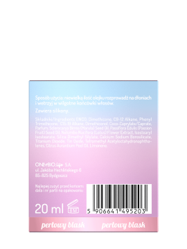 Hair in Balance by ONLYBIO olejek do włosów perłowy z efektem opalizującego rozświetlenia 20 ml