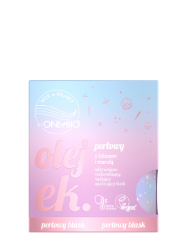 Hair in Balance by ONLYBIO olejek do włosów perłowy z efektem opalizującego rozświetlenia 20 ml