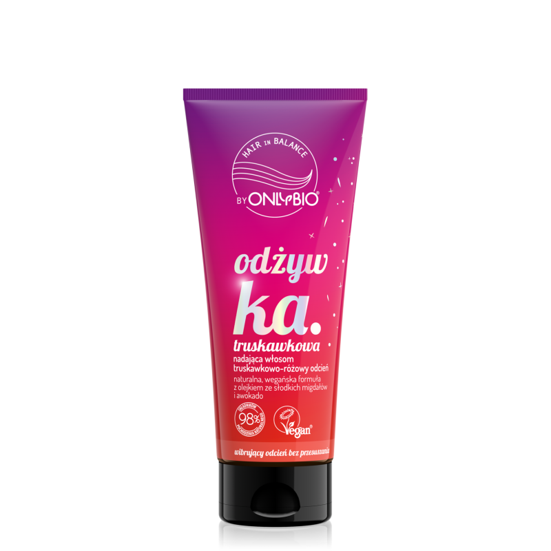 Hair in Balance by ONLYBIO Odżywka truskawkowa 200ml