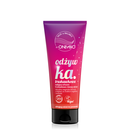 Hair in Balance by ONLYBIO Odżywka truskawkowa 200ml