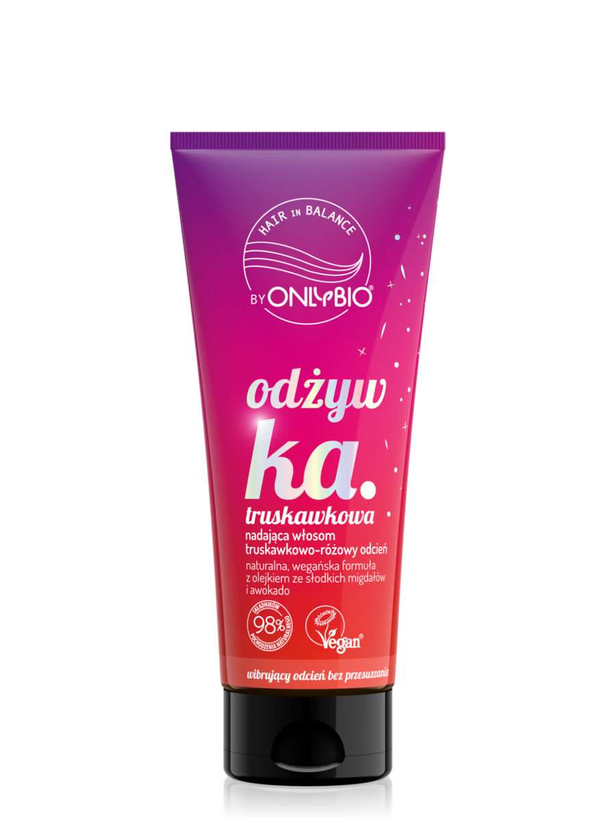 Hair in Balance by ONLYBIO Odżywka truskawkowa 200ml