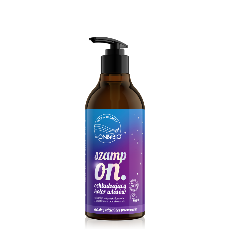Hair in Balance by ONLYBIO Szampon ochładzający kolor włosów 400ml