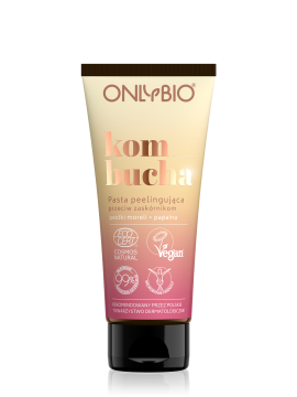 ONLYBIO Kombucha Pasta peelingująca przeciw zaskórnikom 75ml