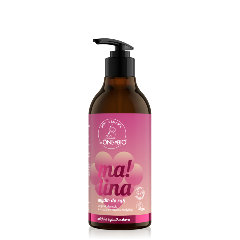 Body in Balance by ONLYBIO Mydło do rąk Malina 400 ml