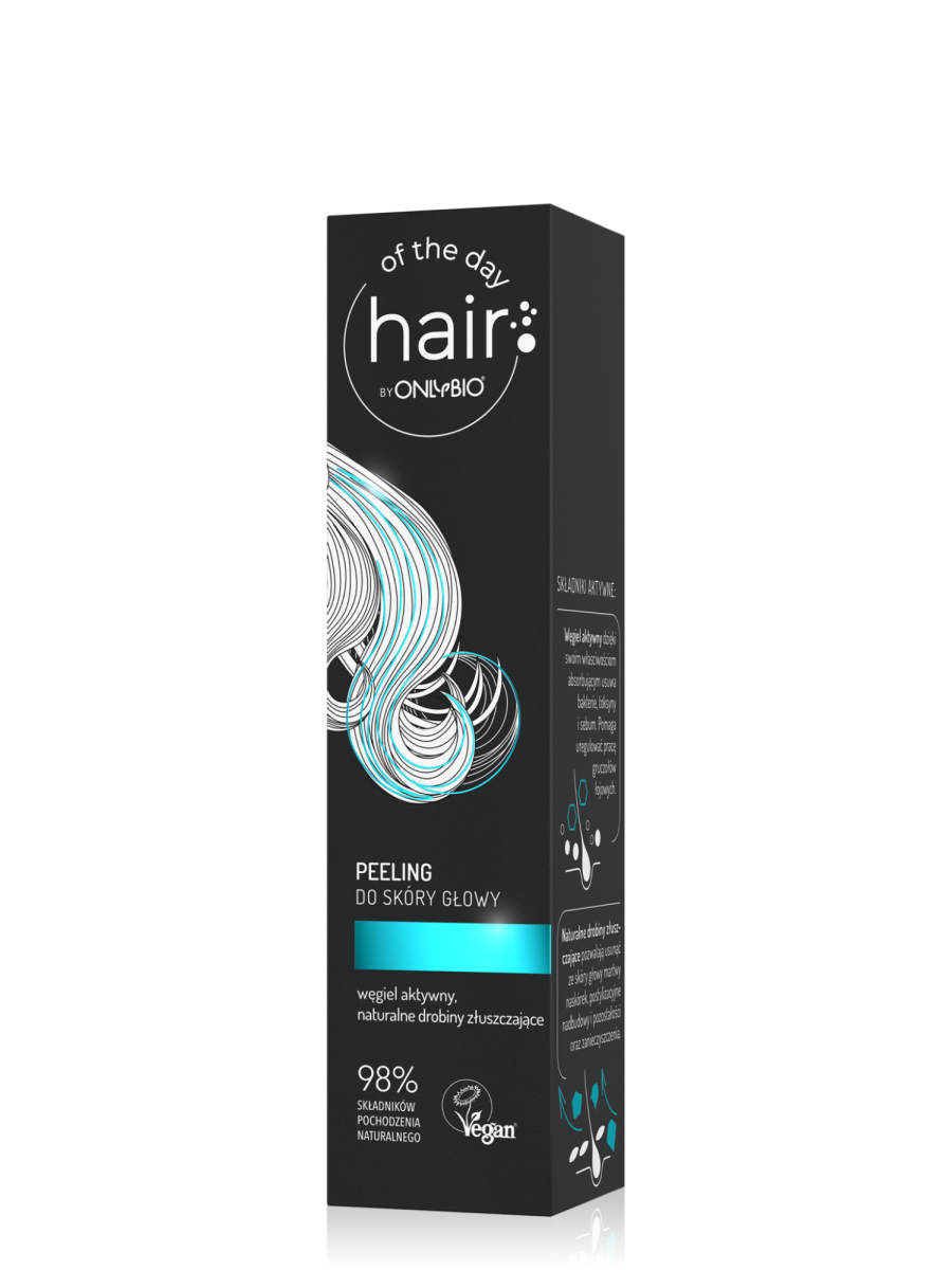 Hair of the day by ONLYBIO Peeling do skóry głowy 125ml