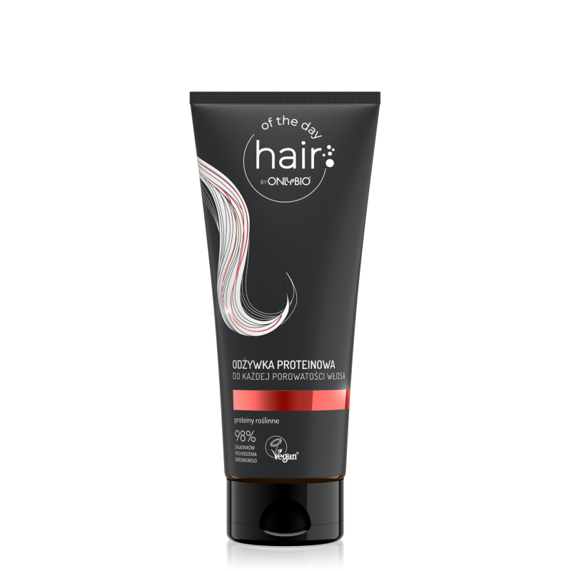 Hair of the day by ONLYBIO Odżywka proteinowa do każdej porowatości włosa 200ml