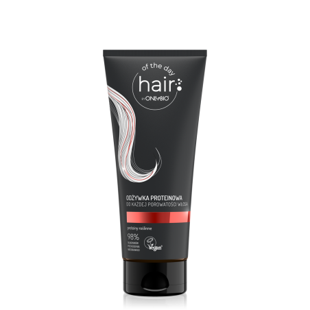 Hair of the day by ONLYBIO Odżywka proteinowa do każdej porowatości włosa 200ml