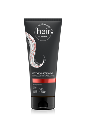 Hair of the day by ONLYBIO Odżywka proteinowa do każdej porowatości włosa 200ml