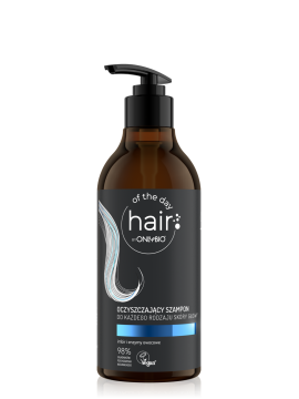 Hair of the day by ONLYBIO Oczyszczający szampon do każdego rodzaju skóry głowy 400ml