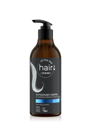 Hair of the day by ONLYBIO Oczyszczający szampon do każdego rodzaju skóry głowy 400ml