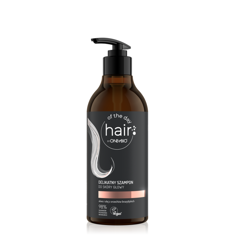 Hair of the day by ONLYBIO Delikatny szampon do skóry głowy 400ml