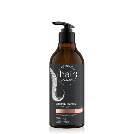 Hair of the day by ONLYBIO Delikatny szampon do skóry głowy 400ml
