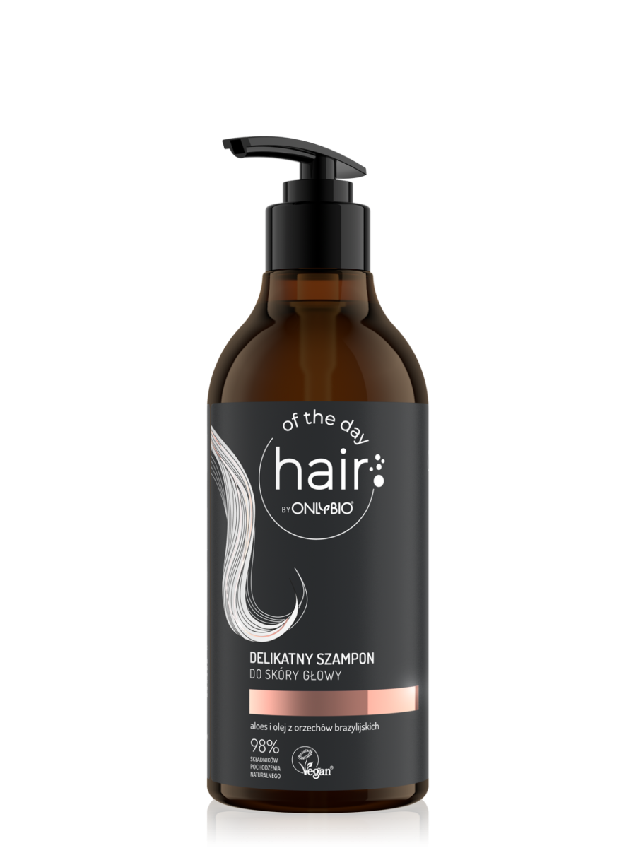 Hair of the day by ONLYBIO Delikatny szampon do skóry głowy 400ml