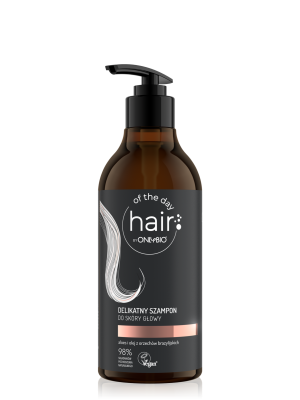 Hair of the day by ONLYBIO Delikatny szampon do skóry głowy 400ml
