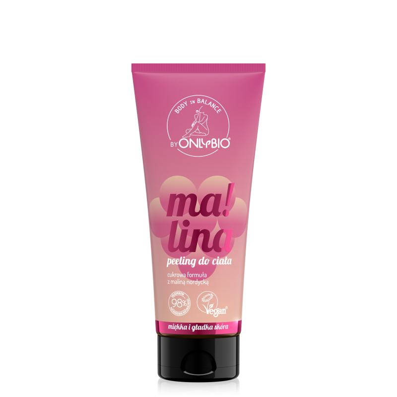 Body in Balance by ONLYBIO Peeling do ciała Malina 200 ml