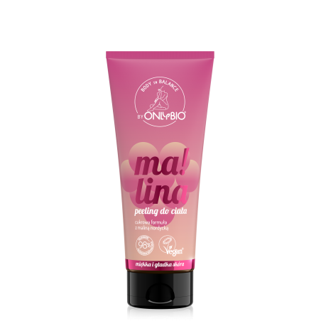 Body in Balance by ONLYBIO Peeling do ciała Malina 200 ml