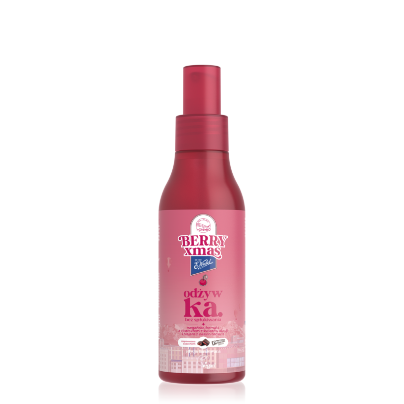 OnlyBio x E. Wedel Hair in Balance Odżywka bez spłukiwania inspirowana zapachem pawełek wiśniowy, 150 ml