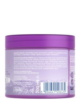 OnlyBio x E. Wedel Hair in Balance Maska do laminacji włosów inspirowana zapachem czekolada mleczna jagodowa, 200 ml