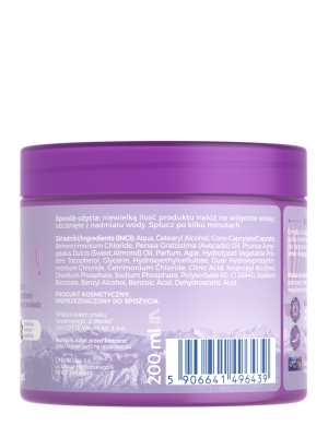 OnlyBio x E. Wedel Hair in Balance Maska do laminacji włosów inspirowana zapachem czekolada mleczna jagodowa, 200 ml