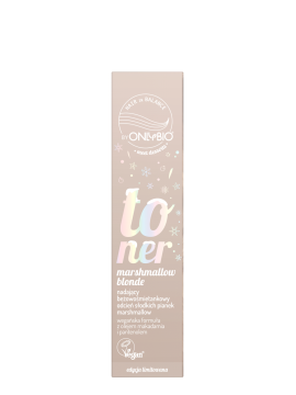 Hair in Balance by ONLYBIO Toner Marshmallow blonde wersja świąteczna, 100 ml