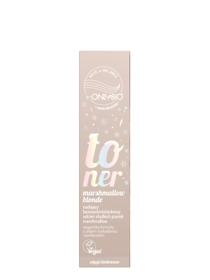 Hair in Balance by ONLYBIO Toner Marshmallow blonde wersja świąteczna, 100 ml